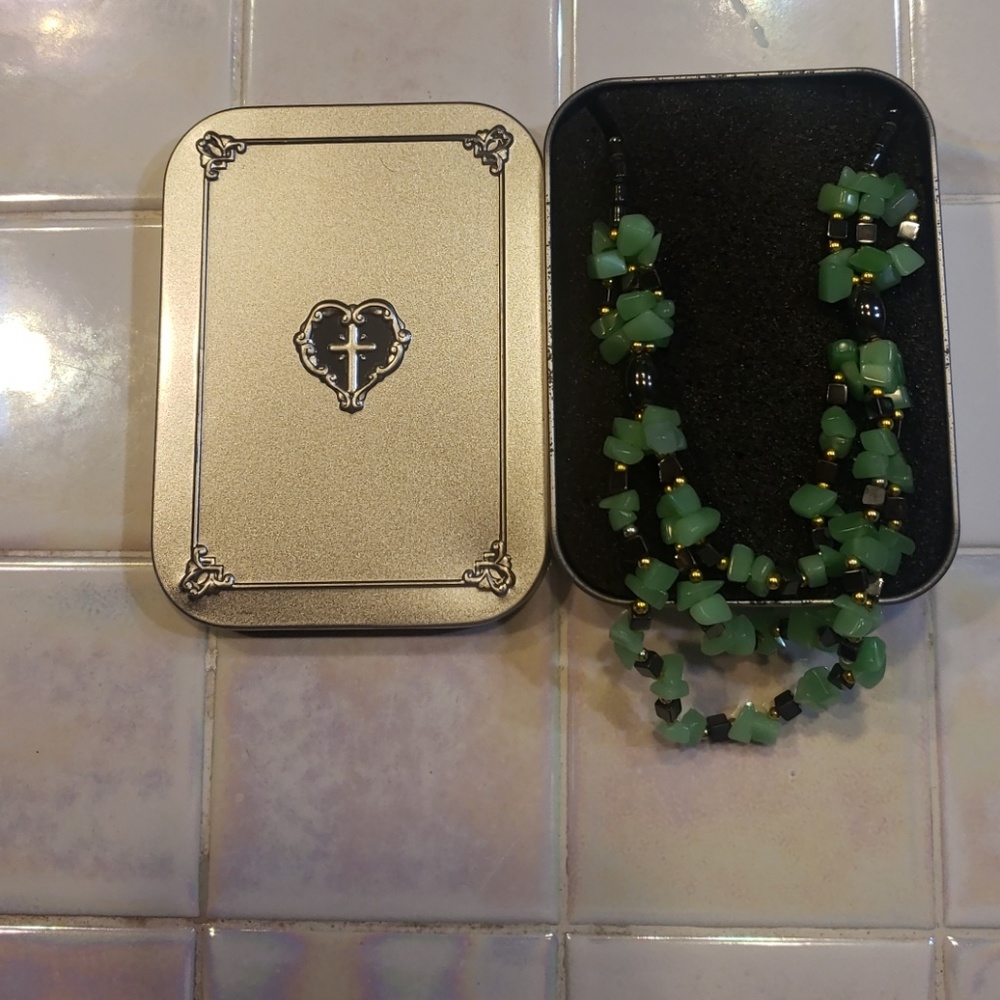 A Jade necklace